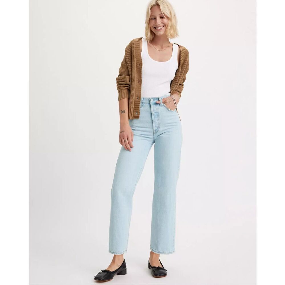 Levi's Light Blue Straight Leg Jeans